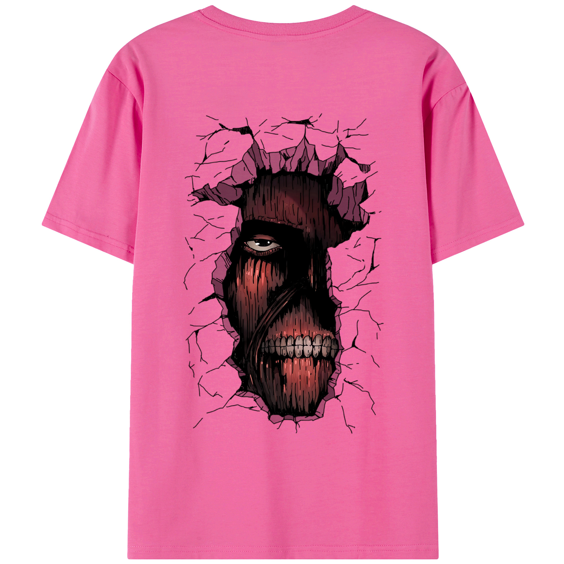 （画像用） 進撃の巨人 Attack on Titan レディース半袖Tシャツ(バックプリント)
